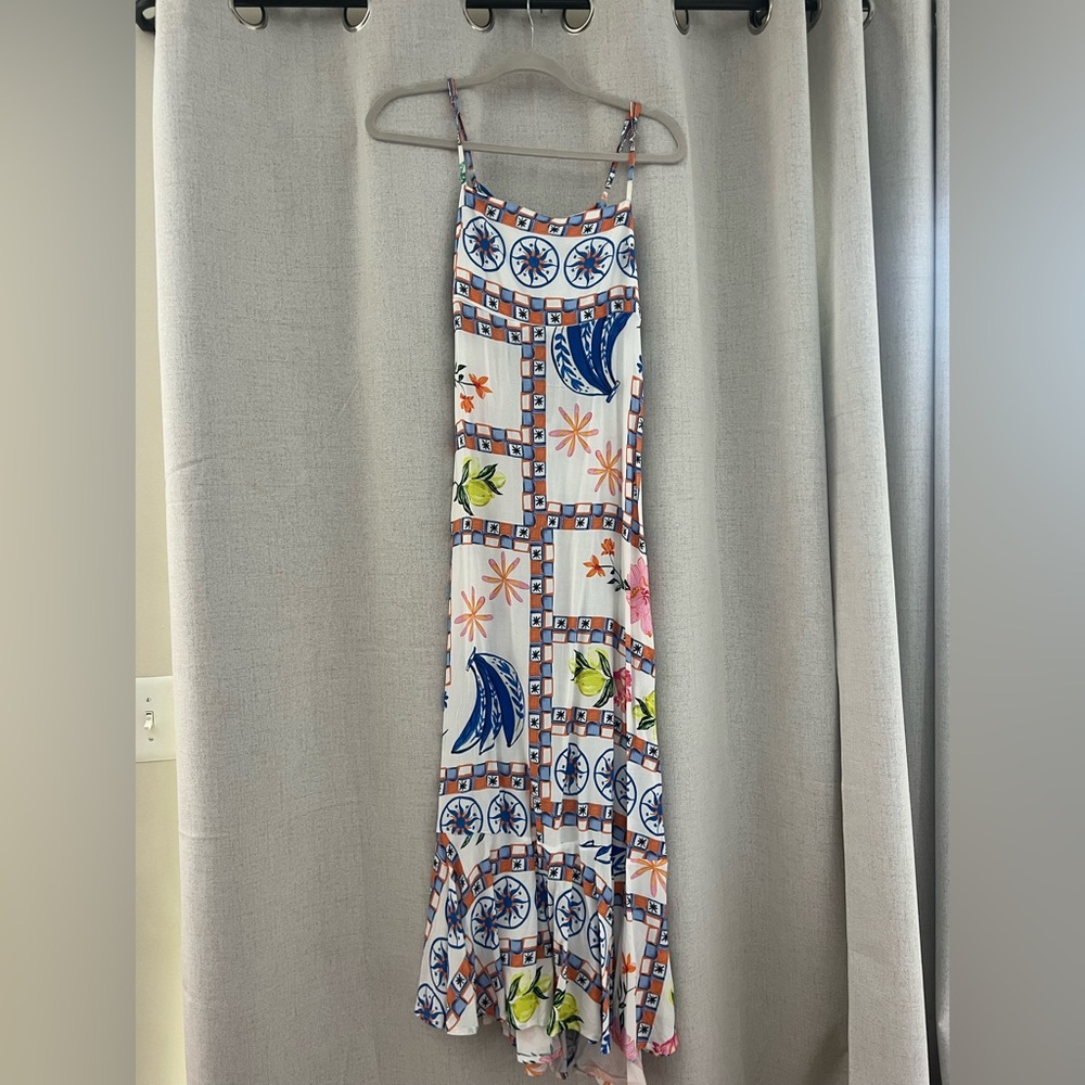 Colorful Patterned Maxi Dress